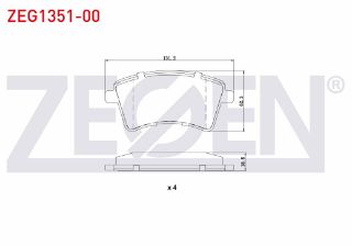 FREN BALATA ÖN RENAULT KANGOO (KW0/1) 1.5 DCI 2008- / MERCEDES CITAN (415) 109 CDI 2012- / CITAN (415) 108 CDI 2012- resmi