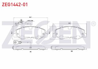 FREN BALATA ARKA FISLI RENAULT MASTER III (FV) 2.3 DCI CIFT TEKER 2010- / OPEL MOVANO B 2.3 DCI 2010- / KARSAN JEST 2.3 D 2012- resmi