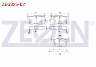 FREN BALATA İKAZLI ARKA CİVİC VIII 1.6 VTEC 2005-2012/ACCORD V 2.2İ ES 1993-1997/1.6İ 16V 1993-1997/ACCORD VI 1.6İ 1997-2003/2.0İ LS 1997-2003/S2000 2.0 V-TEC 1999-/ İNTEGRA 1.8 TYPER 1993-2001 resmi