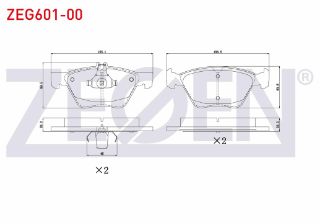 FREN BALATA ÖN MERCEDES E SERISI (W210) E 280 1995-2002/ (W210) E 320 CDI 1995-2002/ (W210) E 270 CDI 1995-2002/ (W210) E 200 CDI 1995-2002/ (W210) E 220 CDI 1995-2002/ (W210) E 200 1995-2002 resmi