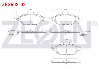 FREN BALATA ÖN FISLI FIAT SCUDO (220P) 1.9 D 1996-2006/ 2.0 JTD 1996-2006/ CITROEN JUMPY I 1.6 HDI 1994-2007/ JUMPY I 2.0 HDI 1994-2007/ PEUGEOT EXPERT 1.9 D 1996-2006/ EXPERT 2.0 HDI 1996-2006 resmi