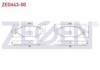 FREN BALATA ÖN RENAULT KANGOO (KC0/1) 1.5 DCI 1998-2008 / KANGOO (KC0/1) 1.9 D 1998-2008 / CITROEN XSARA (N1) 1.6 1997-2005 resmi
