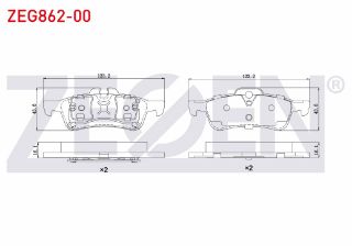 FREN BALATA ARKA MİNİ MİNİ (R50,R53) COOPER 1.6 2001-2006 resmi