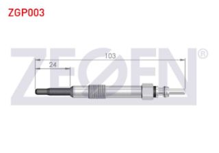 KIZDIRMA BUJİ 11V ALFA ROMEO 145 (930) 1.9JTD 1994-2001 / ALFA ROMEO 147 (937) 1.9JTD 2001-2010 / FIAT DOBLO (119,223) 1.9JTD 2001-2010 / OPEL VECTRA C 1.9CDTI 2002-2008 (Z19DT) resmi