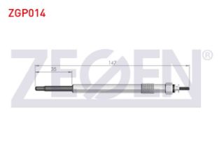 KIZDIRMA BUJİ 11,5V CITROEN JUMPER III 2.2HDI 2006-2014 / PEUGEOT BOXER III 2.2HDI 2006-2014 / FORD TRANSİT (V347) 2.2TDCI 2006-2014 / MONDEO III 2.0 TDCI 2000-2007 / JAGUAR X-TYPE 2.0D 2006-2009 resmi