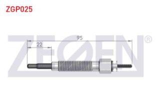 KIZDIRMA BUJİ 11V HYUNDAİ H100 2.5D 1993-2004 / MİTSUBİSHİ L300 (P0W,P1W) 2.5D 1986-2006 / BONGO K2500 2.5TCI 2003- / NİSSAN PİCK UP (D21) 2.5D 1985-1998 resmi