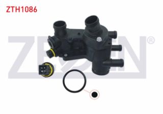 TERMOSTAT KOMPLE MUSURLU 87 C VW GOLF III 1.6 1991-1999 / POLO 1.6İ 1994-1999 / SEAT CORDOBA 1.4 16V 1999-2002 / İBİZA II 1.4 16V 1993-2002 / SKODA OCTAVIA 1.6İ 1996-2004 resmi
