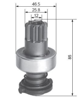 MARŞ DISLISI BOSCH TİP 9 DIS VW TRANSPORTER 1.6 DİZEL 81>85 (TERS FREZE / 150428 / 54 9142) resmi