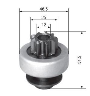 MARŞ DISLISI VALEO TİP 9 DIS PEUGEOT 106 206 306 CITROEN RENAULT (15787) resmi