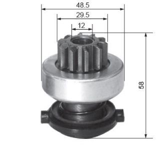 MARŞ DISLISI BOSCH TİP 10DIS ANADOL ADAPTASYON TAM FREZE 15609 resmi