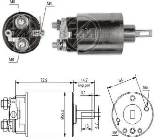 MARŞ OTOMATIGI 12V İSUZU PİCK UP THERMOKING resmi