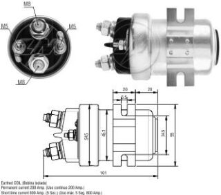 MARŞ OTOMATIGI 24V 200 AMP ÜNİVERSAL ARA OTOMATIK (CIVATALI) resmi
