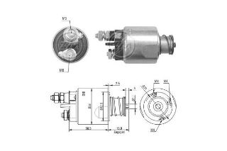 MARŞ OTOMATİĞİ 12V ALBEA DOBLO 1.3 MULTI JET CORSA SNLS 598 594646 resmi