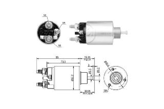 MARŞ OTOMATIGI 12V,P206 P307 C3 1,9D CIVATALI resmi