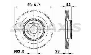 ÖN  FREN DİSK AYNASI HAVALI S60 II - 10>15 S80 II (124)  08>14 V60 I (155, 157) 10>15 V70 III (135)  10>15 XC70 II (136) 07>14  T3 / T4 / T5 / 2.0 T / T6 / D2 / D3 / D4 / D5 04 / 10 V60 T3 / T4 / T5 / 2.0 T / T6 / D2 / D3 /  FORD S-MAX 10>15 GALAXY 10>15 2.0 ECOBOOST - 2.2 TDCI  LAND ROVER FREELANDER resmi